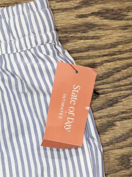 Blue State Of Day Printed Poplin Pajama Pants 100180262Ms Stripe L Sz L main image 5